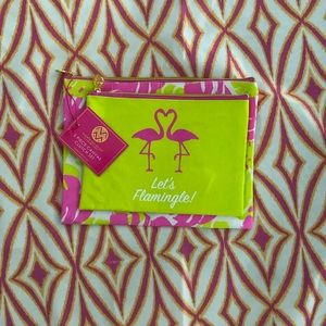 2 Piece Canvas Clutch Set 🦩